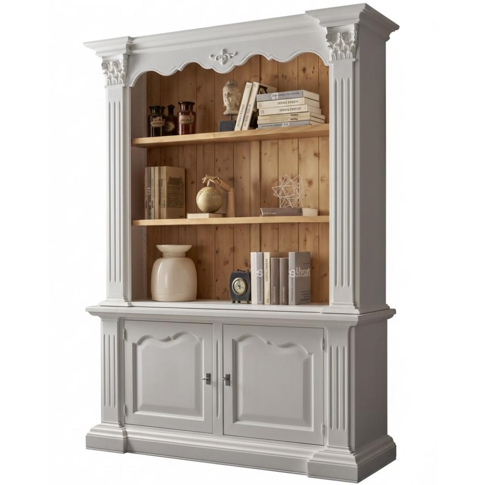 mediterran klasszikus barokk diszes konyvszekreny feher polgari elegans polcos butor gyartas egyedi nappali iroda dolgozoszoba.jpg